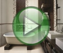 Ремонт ванной комнаты-видео